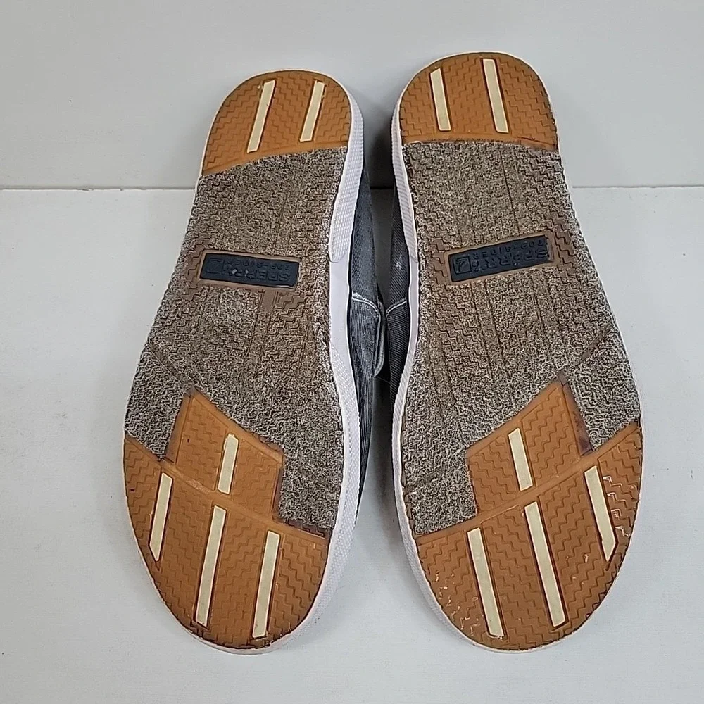 Sperry Topsiders Boat Shoes Size‎ 5M Slip Resistant Fabric Uppers Lace Ups